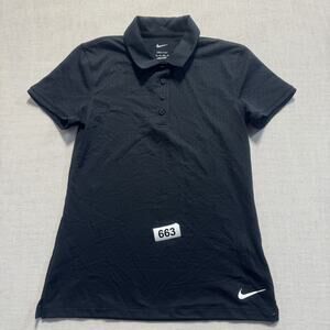 Nike Dri-FIT Victory  short-sleeve golf polo women  Sz XS Black Brand New
